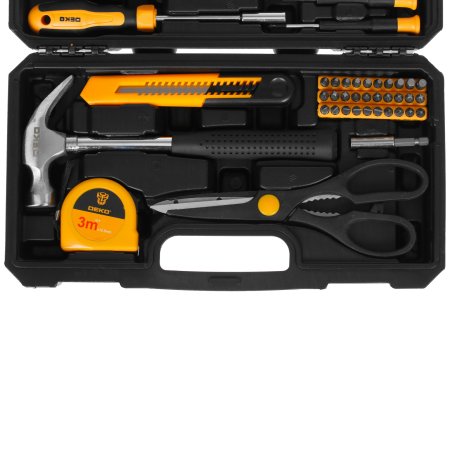 Набор инструментов Deko PRO DKMT62 62 предметов (жесткий кейс)