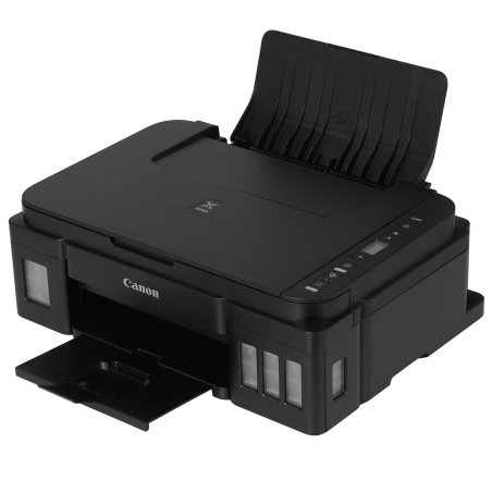 МФУ струйное Canon PIXMA G2410 (2313C009), A4, цветной, печ. 8.8 стр/мин (ч/б) 5 стр/мин (цвет), скан. до 19 стр/мин., 1200 x 4800 dpi (принтер) 1200x600dpi (сканер), USB