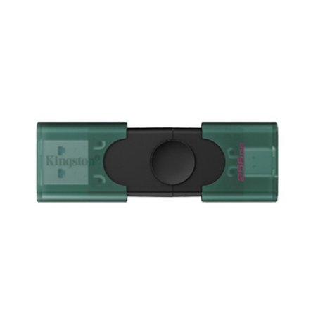 Флешка USB Kingston 256Gb DataTraveler DTDEG2/256Gb, USB3.2, Type-C, зеленая
