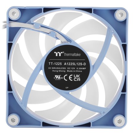 Вентилятор для корпуса Thermaltake CT120 Sync Hydrangea Reverse ARGb 120х120x25 голубой 4-pin 31.2дБ (упак.:2шт) (CL-F200-PL12BU-A) Ret