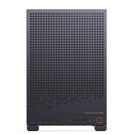 Компьютерный корпус JONSBO T8 PLUS Black без БП, боковые панели из закаленного стекла, mini-ITX, черный