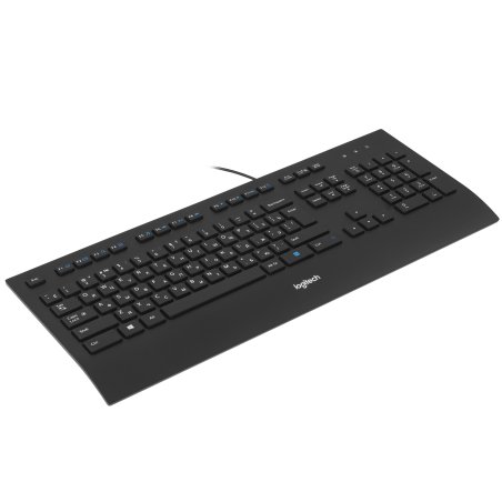 Клавиатура проводная Logitech Keyboard K280E (920-005215) USB черный