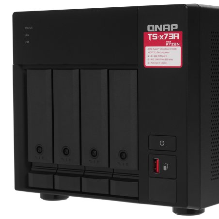 Сетевое хранилище NAS Qnap TS-473A-8G 4-bay Ryzen V1500B