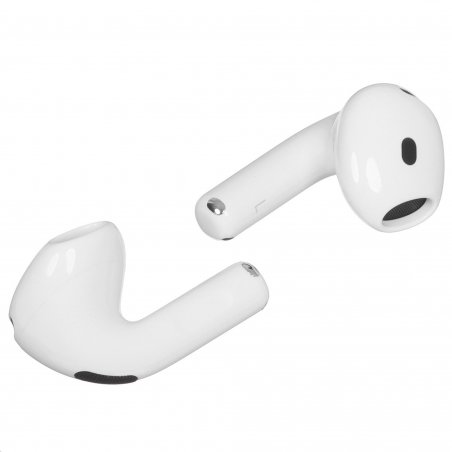 Наушники TWS Apple AirPods 4 (A3050/A3053/A3058) белый, вкладыши, Bluetooth, до 5 ч