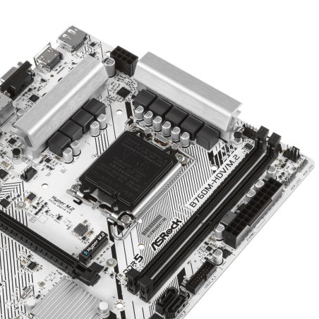 Материнская плата ASRock H610M-HVS/M.2 R2.0, LGA 1700, Intel H610, 2xDDR4, 4xSATA, 1xM.2, 1xPCIe 4.0 x16, 1xPCIe x1, 1xHDMI, 1xVGA, 1x 1Gb LAN, 4xUSB-A 2.0, 2xUSB-A 3.2 Gen 1, 3x3.5 мм, 7.1, mATX