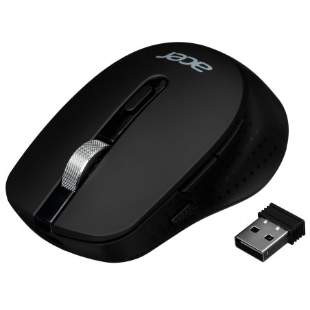 Мышь беспроводная Acer OMR310 черный, 1600 dpi, радиоканал, Bluetooth, USB, кнопки - 7
