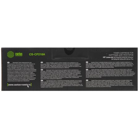Картридж лазерный Cactus CS-CF218A черный (1400 стр.) для HP LJ M104/ M132