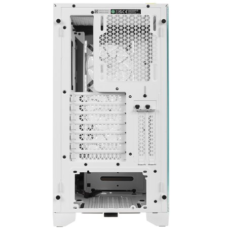 Компьютерный корпус без блока питания Corsair iCUE 4000D RGb Airflow, Midi-Tower, TG, 3x120мм RGb, 1xUSB-A 3.2, 1xUSB 3.2 Type-C, E-ATX, ATX, mATX, mITX белый