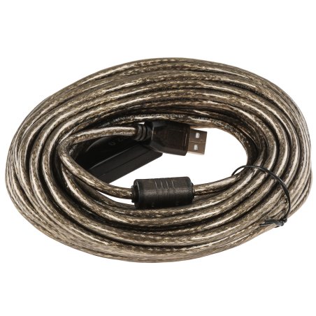 Кабель AM/AF USB2.0 10м AOpen удлинитель активный(с усилителем) USB2.0-repeater, ACU823-10M