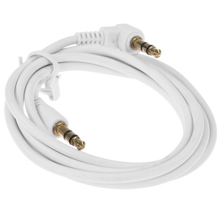 Кабель Cablexpert аудио 90˚ CCAB-01-35MML-1MW, 3.5 Jack (M)/3.5 Jack (M), белый, 1м, блистер