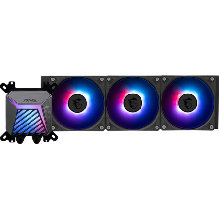 Жидкостная система охлаждения MSI MAG CORELIQUID A13 360 черный 120мм алюминий+медь 4-pin