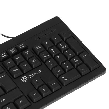 Клавиатура проводная Oklick 95M (1788106), USB, черный