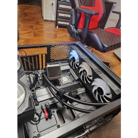 Система жидкостного охлаждения DEEPCOOL MYSTIQUE 240 ARGb черный, 120 мм, алюминий, 2150 об/мин, 36.49 дБ, 4 pin, 280 Вт