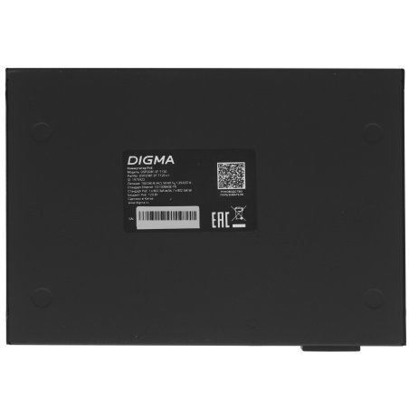Коммутатор Digma DSP208F-2F-T120 DSP208F-2F-T120 V1 10x100Мбит/с 8PoE 8PoE+ 1PoE++ 120W неуправляемый