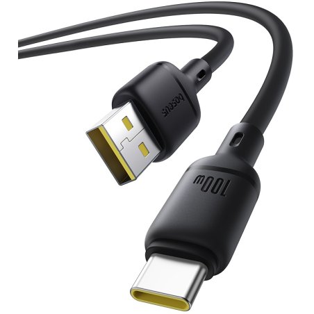 Baseus Silky Series Fast Charging Cable USB to Type-C 100W 2m Cluster Black