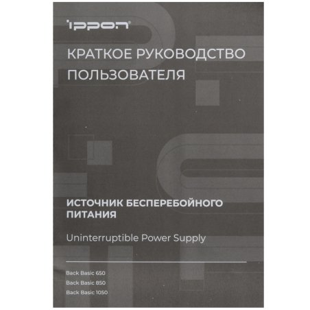 Источник бесперебойного питания Ippon Back Basic 1050 600Вт 1050ВА черный