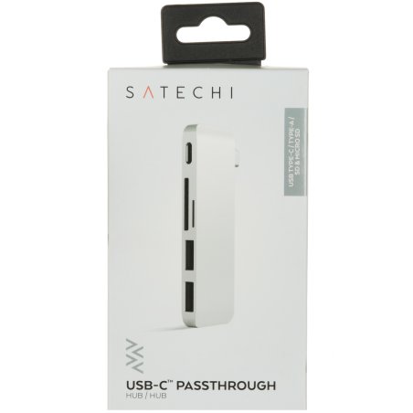 Док-станция Satechi Pro Hub Mini (2xUSB 3.0, USB Type-C, USB Type-C 4, RJ-45, Mini jack), Серый космос ST-UCPHMIM