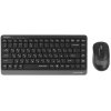 Комплект клавиатура + мышь A4Tech Fstyler FGS1110Q клав:черный/серый мышь:черный/серый USB беспроводная Multimedia
