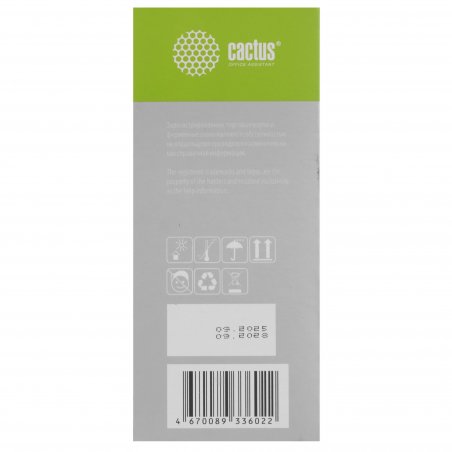 Чернила Cactus CS-GI-490BK черный пигментный 135мл для Canon PIXMA G1400/G1410/G1411/G2400/G2410/G2411/G3400/G3410/G3411/G4400/G4410/G4411