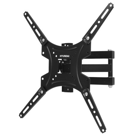 Кронштейн для телевизора Hyundai GL-N2 черный 20"-48" макс.15кг настенный поворотно-выдвижной и наклонный
