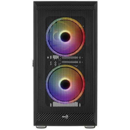 Компьютерный корпус Aerocool / Formula Graphite-G-BK-v2 черный без БП ATX 3x140мм 2xUSB 3.0 audio