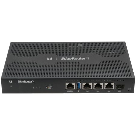 Роутер/Маршрутизатор Ubiquiti ER-4-EU EdgeRouter 4 4 ядра (1 ГГц), 3х 1G RJ45, 1х SFP