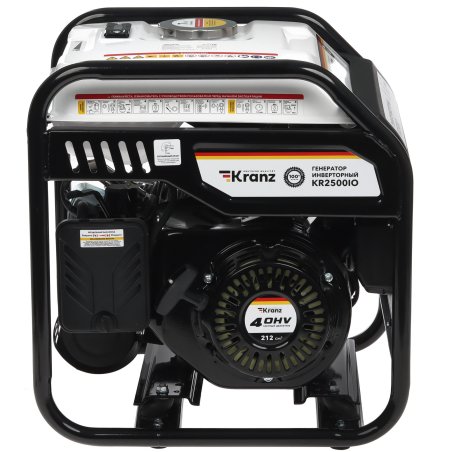 Электрогенератор бензиновый инверторный Kranz KR2500IO, 2.5 кВт, 96 дБ, 27 кг