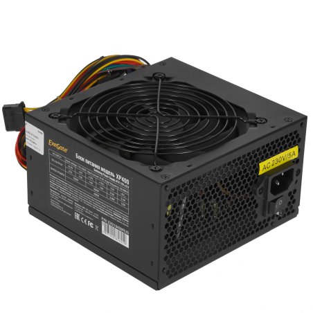Блок питания ExeGate XP400 EX219459RUS, 400Вт, 120мм, черный