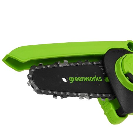 Цепная мини пила GreenWorks G24MCS10 аккумуляторная, 24V, 10см, без АКБ и ЗУ [2008207]