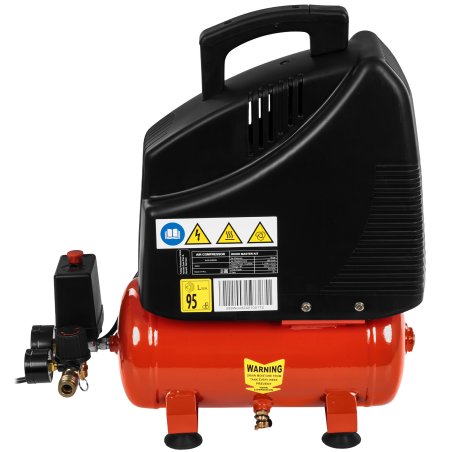 Компрессор поршневой Fubag Wood Master Kit безмасляный 180л/мин 6л 1100Вт красный/черный