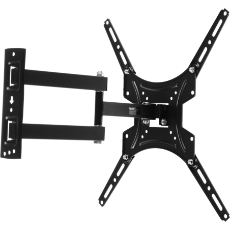 Кронштейн для телевизора Buro FL4S черный 20"-65" макс.25кг настенный поворотно-выдвижной и наклонный