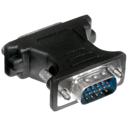 Переходник Cablexpert VGA-DVI, 15M/25F, черный, пакет (A-VGAM-DVIF-01)