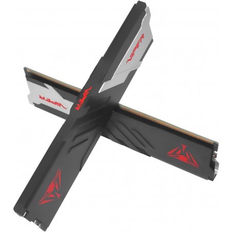 Оперативная память Patriot Viper Venom, DDR5, 32Gb (2x16Gb), 6000MHz, CL30, DIMM, с радиаторами, серый/черный