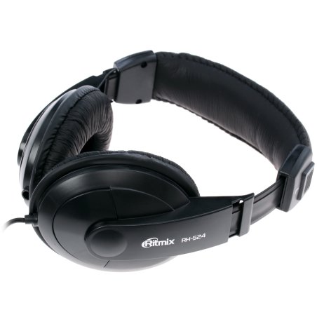 Наушники Ritmix RH-524, черный Домашние наушники закрытого типа
