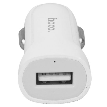 Авто ЗУ HOCO (6957531067788) Z2 белый АЗУ 1USB 1.5A для micro USB