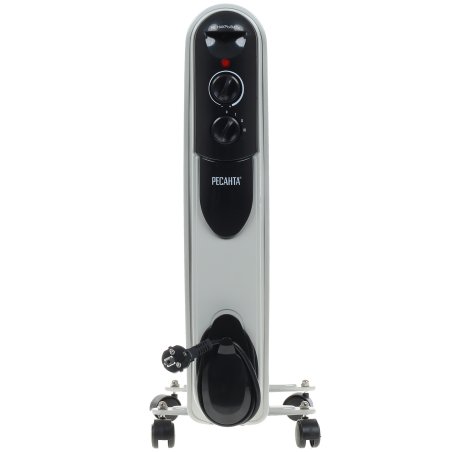 Обогреватель масляный Ресанта ОМПТ-12Н (12 секций) белый, 2500 Вт, 25 м2, термостат 67/3/5