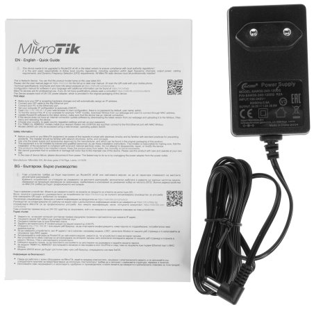 Коммутатор Mikrotik CRS326-24G-2S+IN with 800 MHz CPU, 512MB RAM, 24xGigabit LAN, 2xSFP+ cages, RouterOS L5 or SwitchOS (dual boot), desktop case, PSU