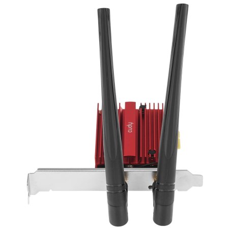 Сетевой адаптер Wi-Fi + Bluetooth Cudy WE3000S АХ5400 PCI Express (ант.внеш.съем) 2ант.