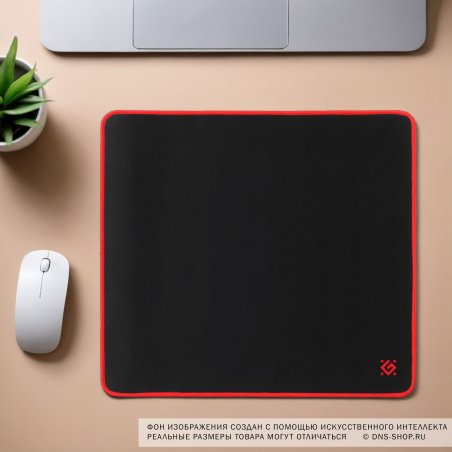 Игровой коврик Defenderчерный XXL 400x355x3 мм, ткань+резина