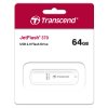 Флешка USB Transcend JetFlash 370 (TS64GJF370), 64Gb, USB 2.0, R/W 25/10, белый