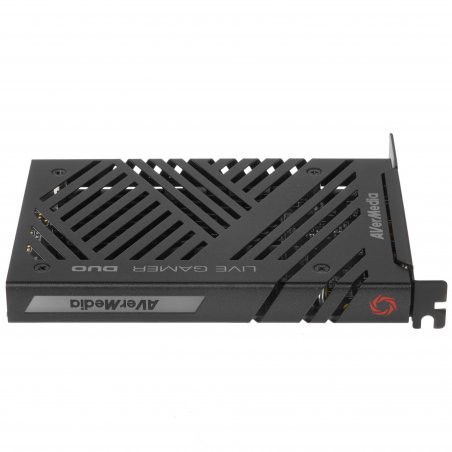 Карта видеозахвата Avermedia Live Gamer DUO, PCI-Express x4 Gen 2, 2xHDMI, 2160p60 HDR, (GC573), RTL