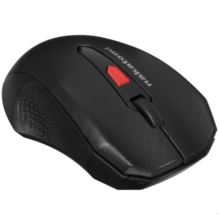 Мышь беспроводная Nakatomi MRON-07U черный, 1600 dpi, радиоканал, USB, кнопки - 5