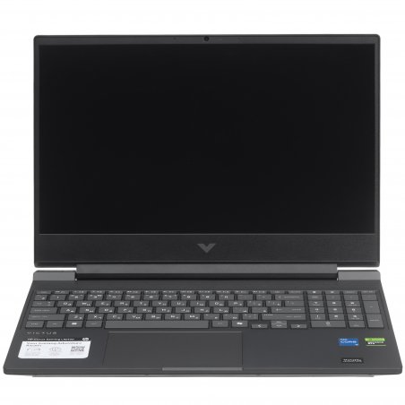 Ноутбук HP Victus 15-fa2082wm Core i5 13420H 16Gb SSD512Gb NVIDIA GeForce RTX4050 6Gb 15.6" IPS FHD (1920x1080) Windows 11 Home Multi Language silver WiFi BT Cam (B5EQ3UA)