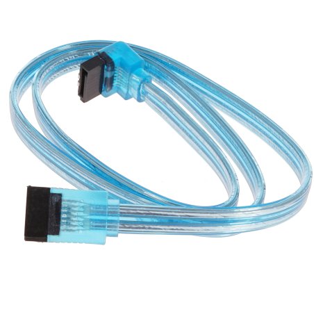 Кабель Vention SATA 3 M/SATA 3 M угол 90 с защелками, голубой - 0.5 м Кабель Vention SATA 3 M/SATA 3 M угол 90 с защелками, голубой - 0.5 м