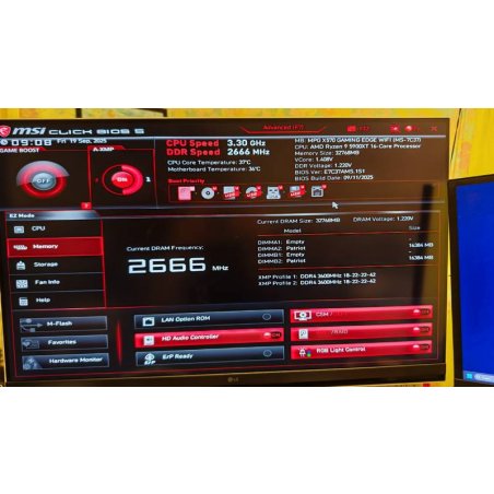 Оперативная память Patriot Viper Steel, DDR4, 32GB (2x16 GB), 3200 MHz, CL16, DIMM, радиатор, черный