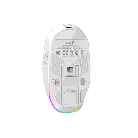 Мышь беспроводная Genius Scorpion M58250 белый, 3200 dpi, радиоканал, Bluetooth, USB, кнопки - 6