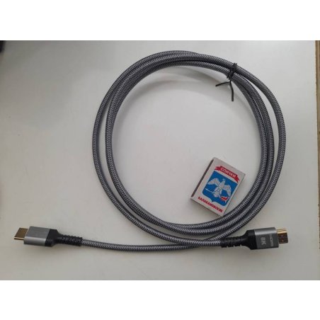 Кабель HDMI 19M/M,ver. 2.1 8KX60Hz (Econom) оплетка 3m iOpen ACG859A-3.0
