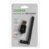 Сетевой адаптер Wi-Fi Digma DWA-AC600E AC600 USB 2.0 (ант.внеш.съем) 1ант. (упак.:1шт)