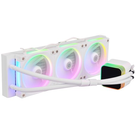 Система жидкостного охлаждения DEEPCOOL LQ360 черный, 120 мм, алюминий/медь, 2400 об/мин, 38.71 дБ, 4 pin, 350 Вт