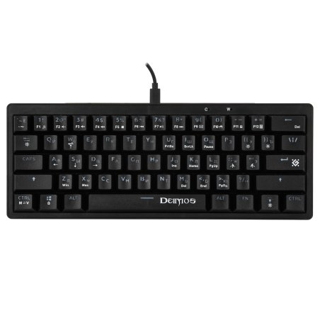 Клавиатура проводная Defender Deimos GK-303, USB, черный
